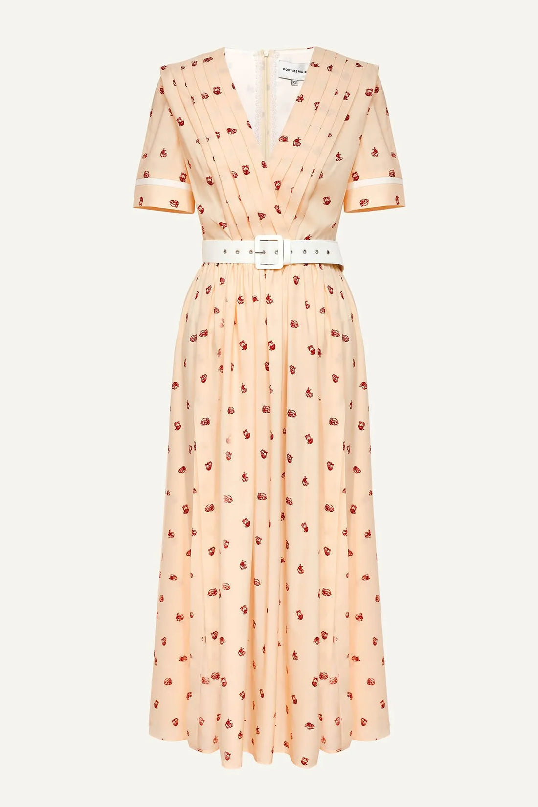 Vestido Midi Envelope com Fendas e Drapeado