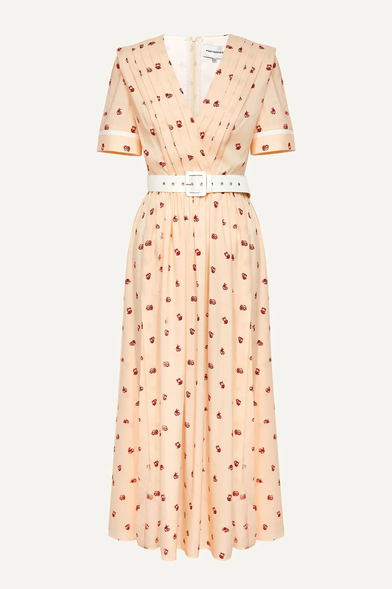 Vestido Midi Envelope com Fendas e Drapeado