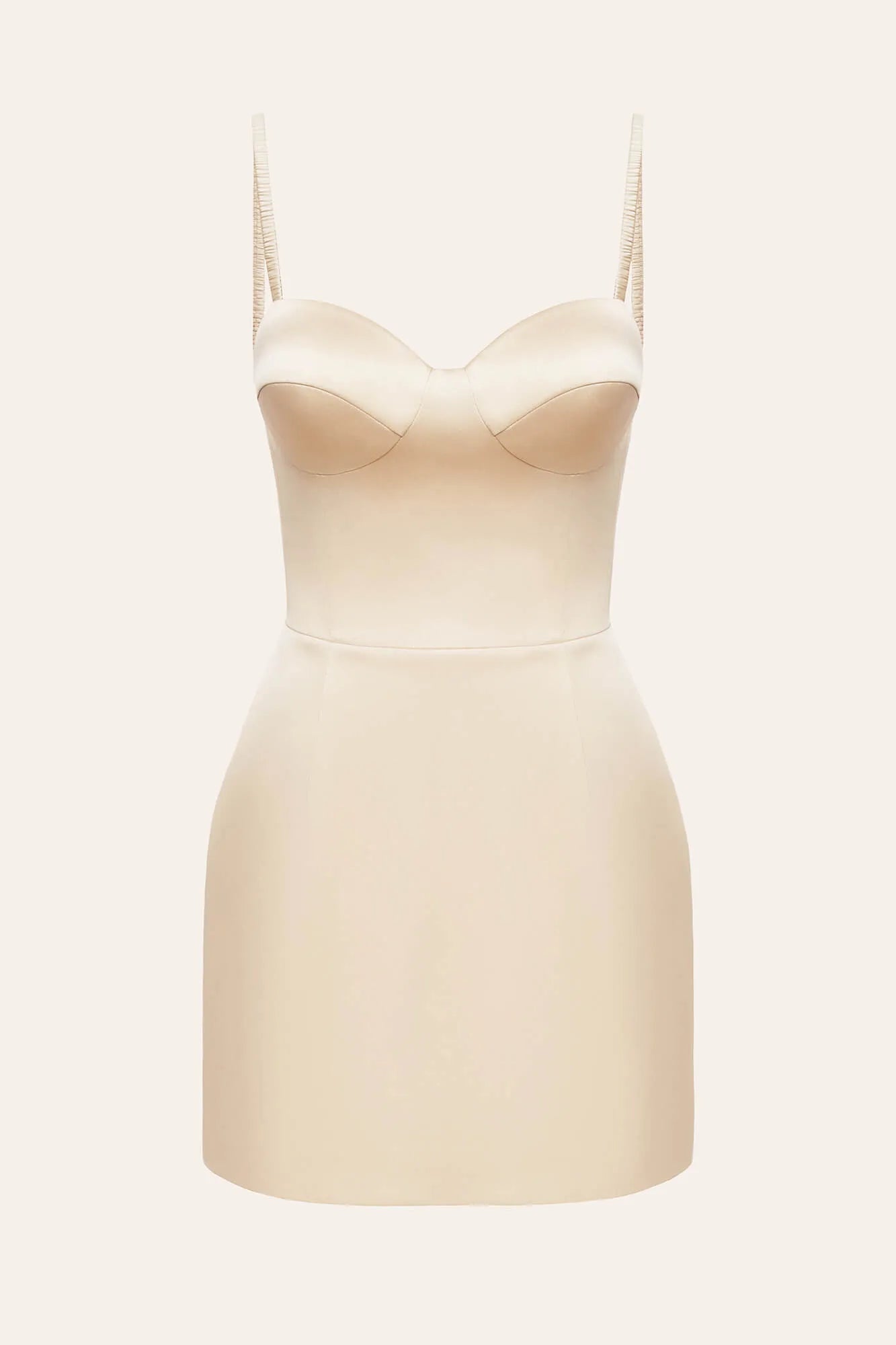 Vestido Mini com Costas Abertas e Corset Interno